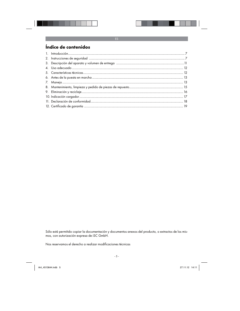Parkside PABSW 10.8 A1 User Manual | Page 5 / 82