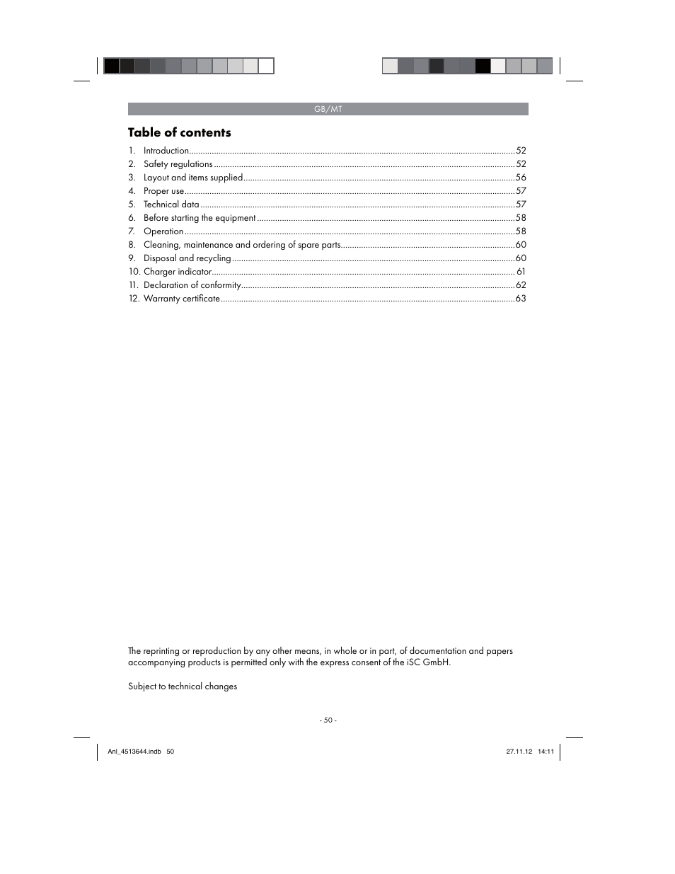 Parkside PABSW 10.8 A1 User Manual | Page 50 / 82