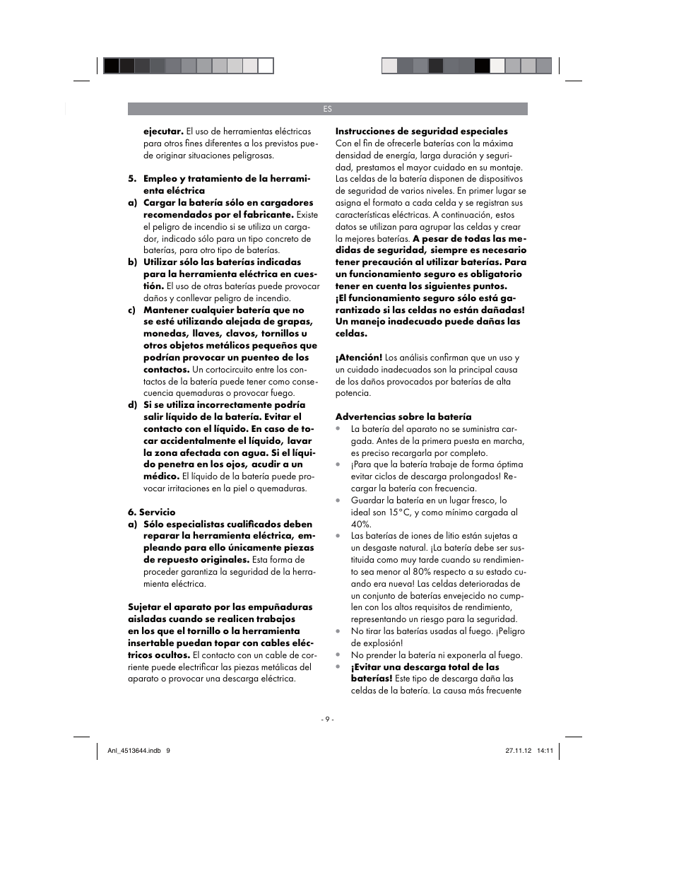 Parkside PABSW 10.8 A1 User Manual | Page 9 / 82