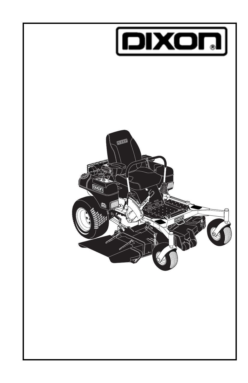 Dixon 13092-0901 User Manual | 44 pages