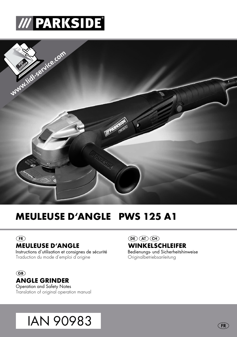 Parkside PWS 125 A1 User Manual | 51 pages