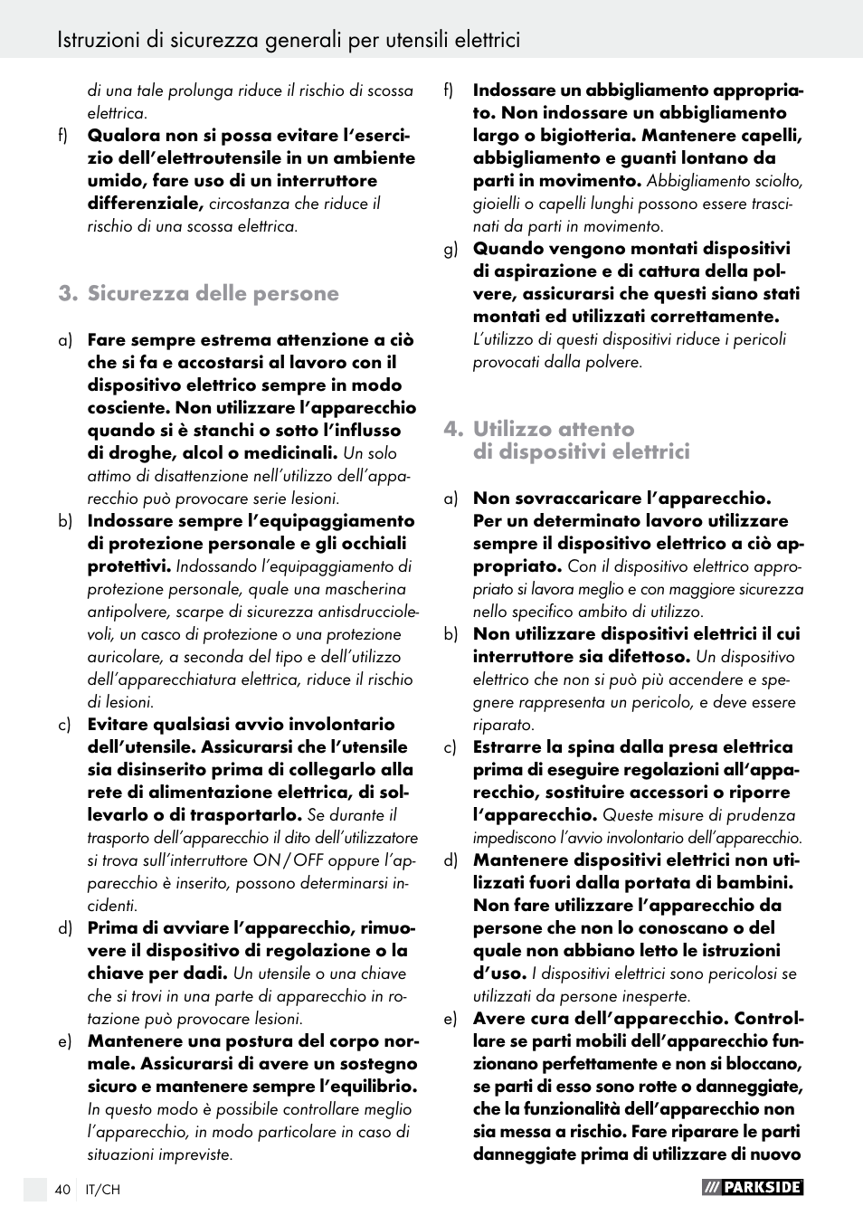 Parkside PWS 125 A1 User Manual | Page 40 / 67