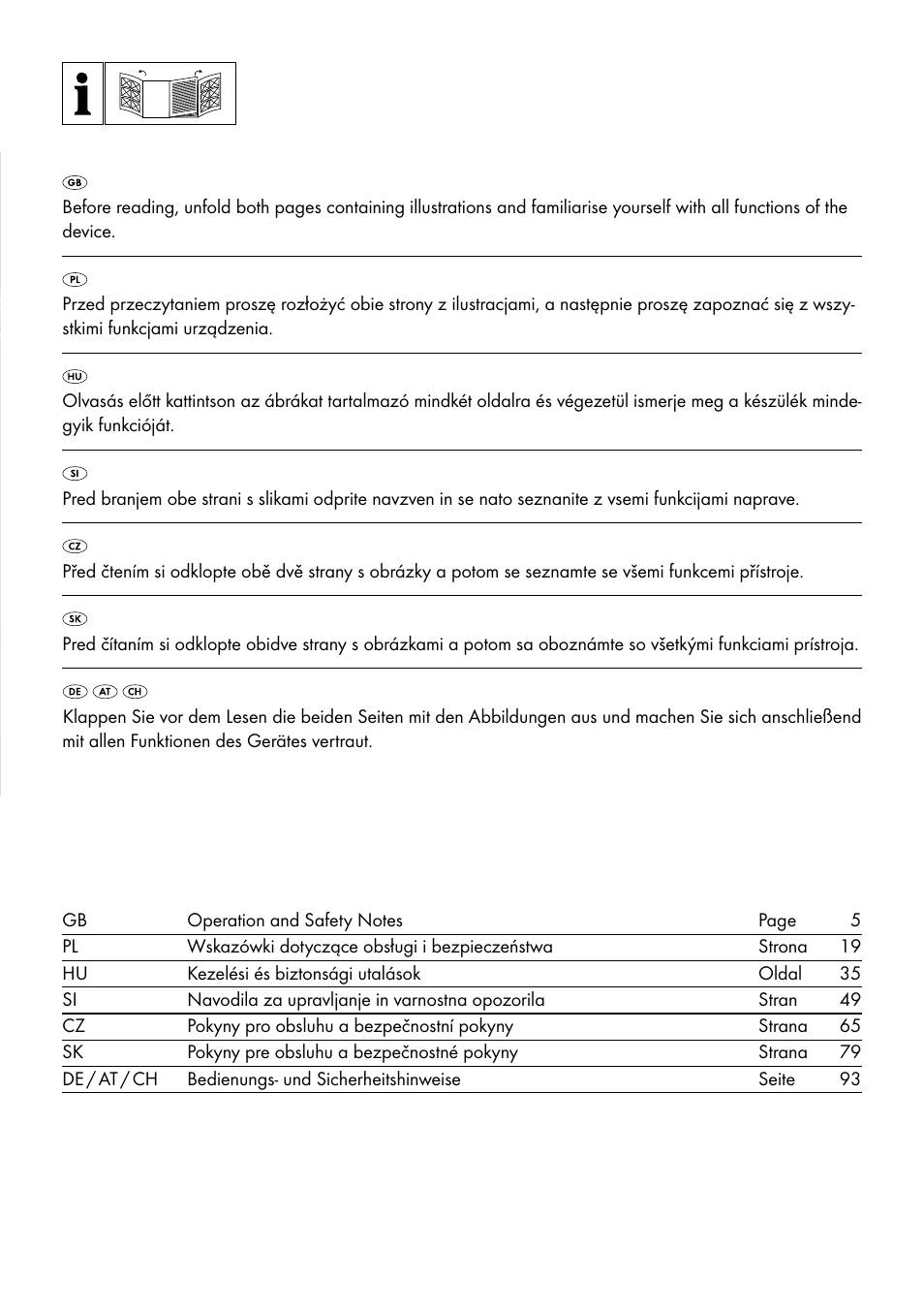 Parkside PWS 125 A1 User Manual | Page 2 / 108
