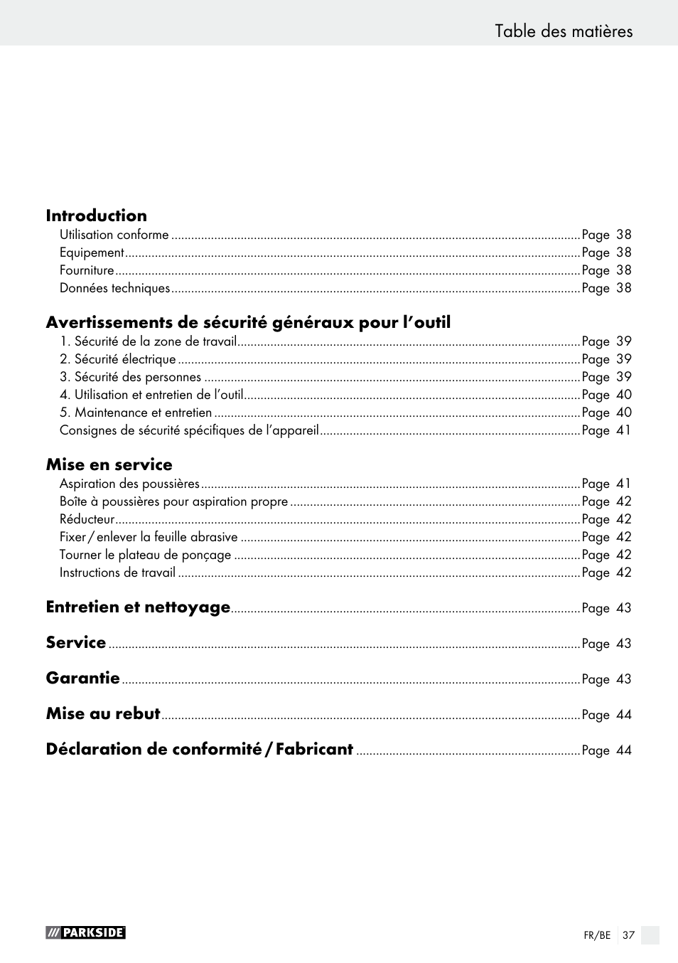 Parkside PHS 160 B2 User Manual | Page 37 / 61