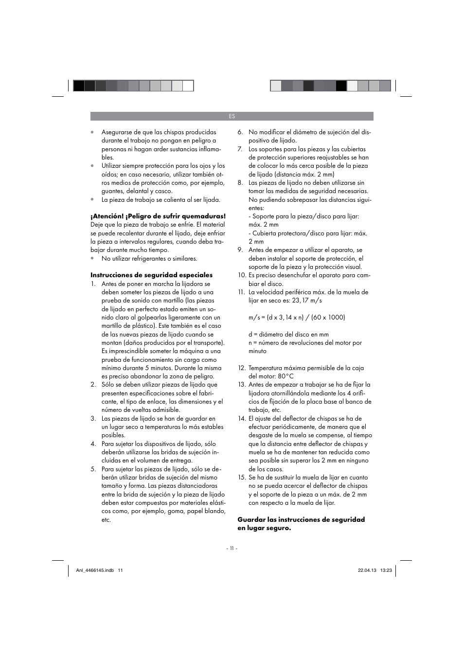 Parkside PSDS 240 A1 User Manual | Page 11 / 74