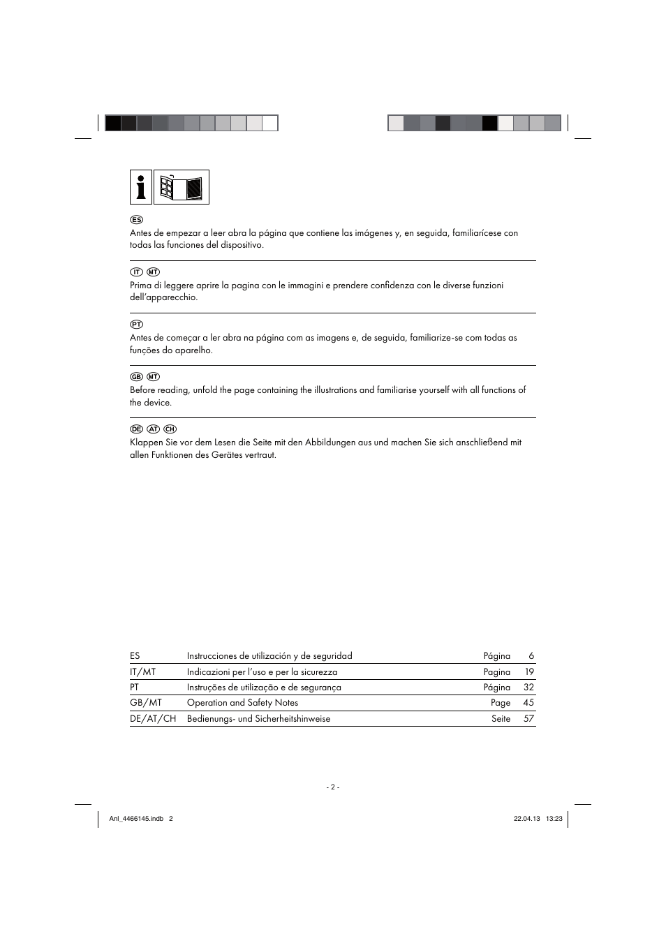 F a c | Parkside PSDS 240 A1 User Manual | Page 2 / 74