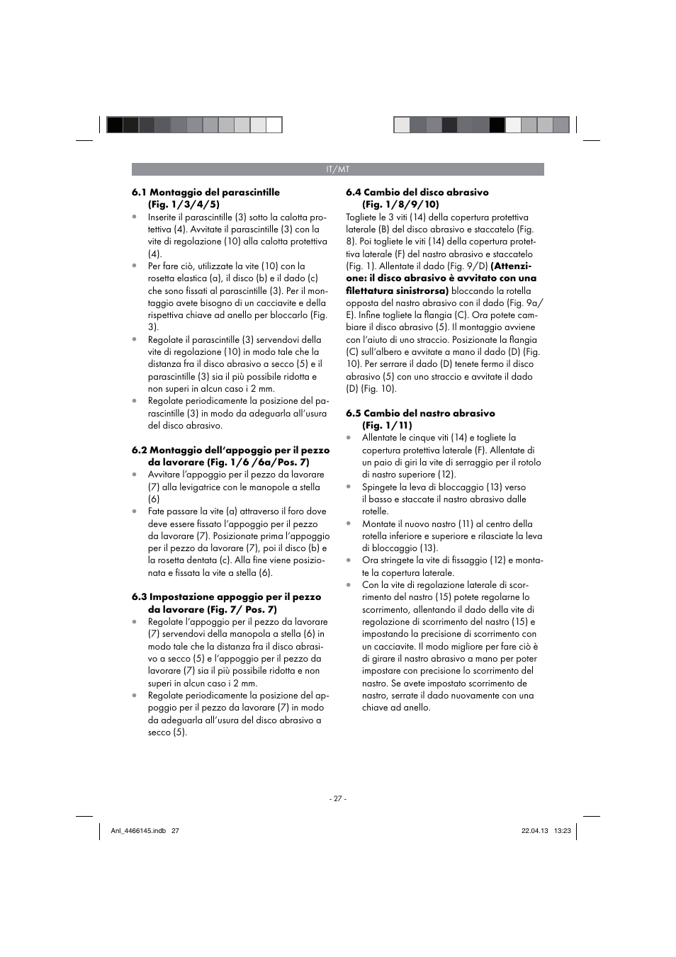 Parkside PSDS 240 A1 User Manual | Page 27 / 74