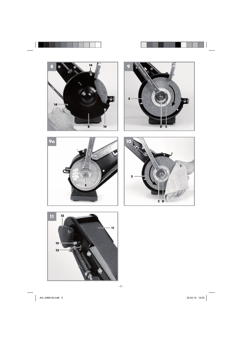 Parkside PSDS 240 A1 User Manual | Page 5 / 74