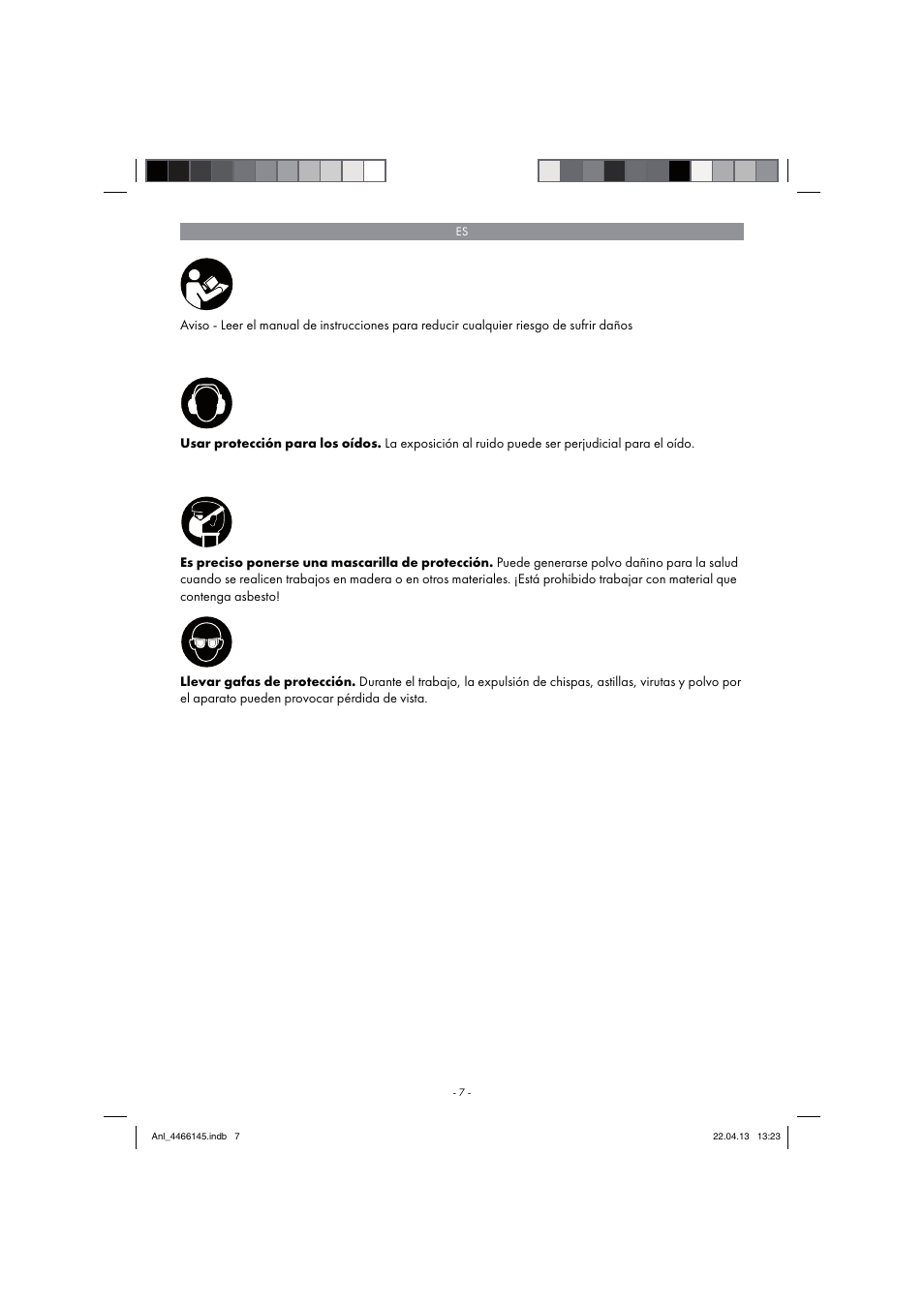 Parkside PSDS 240 A1 User Manual | Page 7 / 74