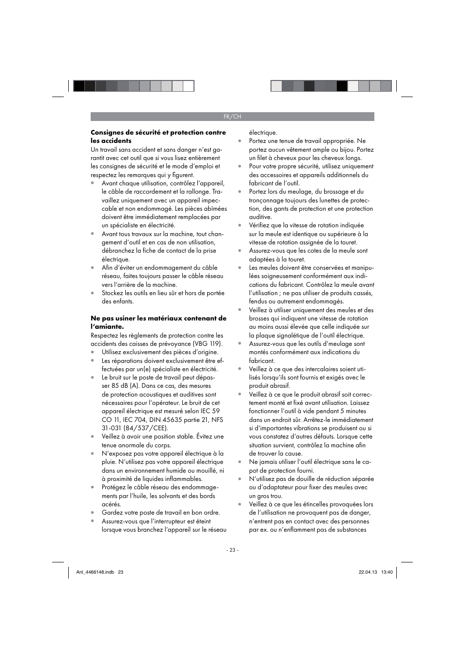 Parkside PSDS 240 A1 User Manual | Page 23 / 58