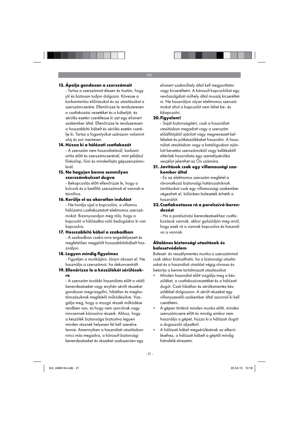 Parkside PSDS 240 A1 User Manual | Page 21 / 86