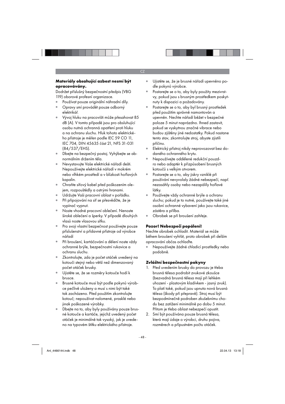 Parkside PSDS 240 A1 User Manual | Page 48 / 86