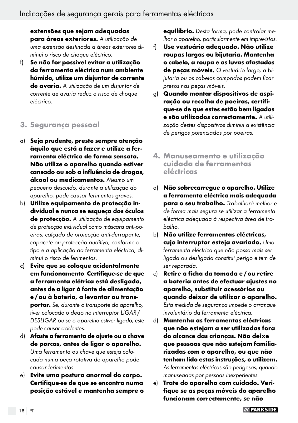 Parkside PAHS 12 A1 User Manual | Page 18 / 44