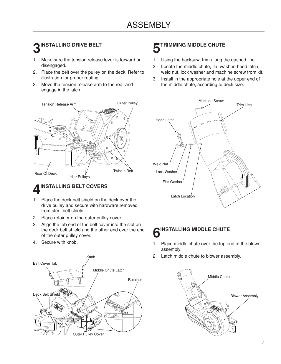 Assembly | Dixon 115 239947 User Manual | Page 7 / 18