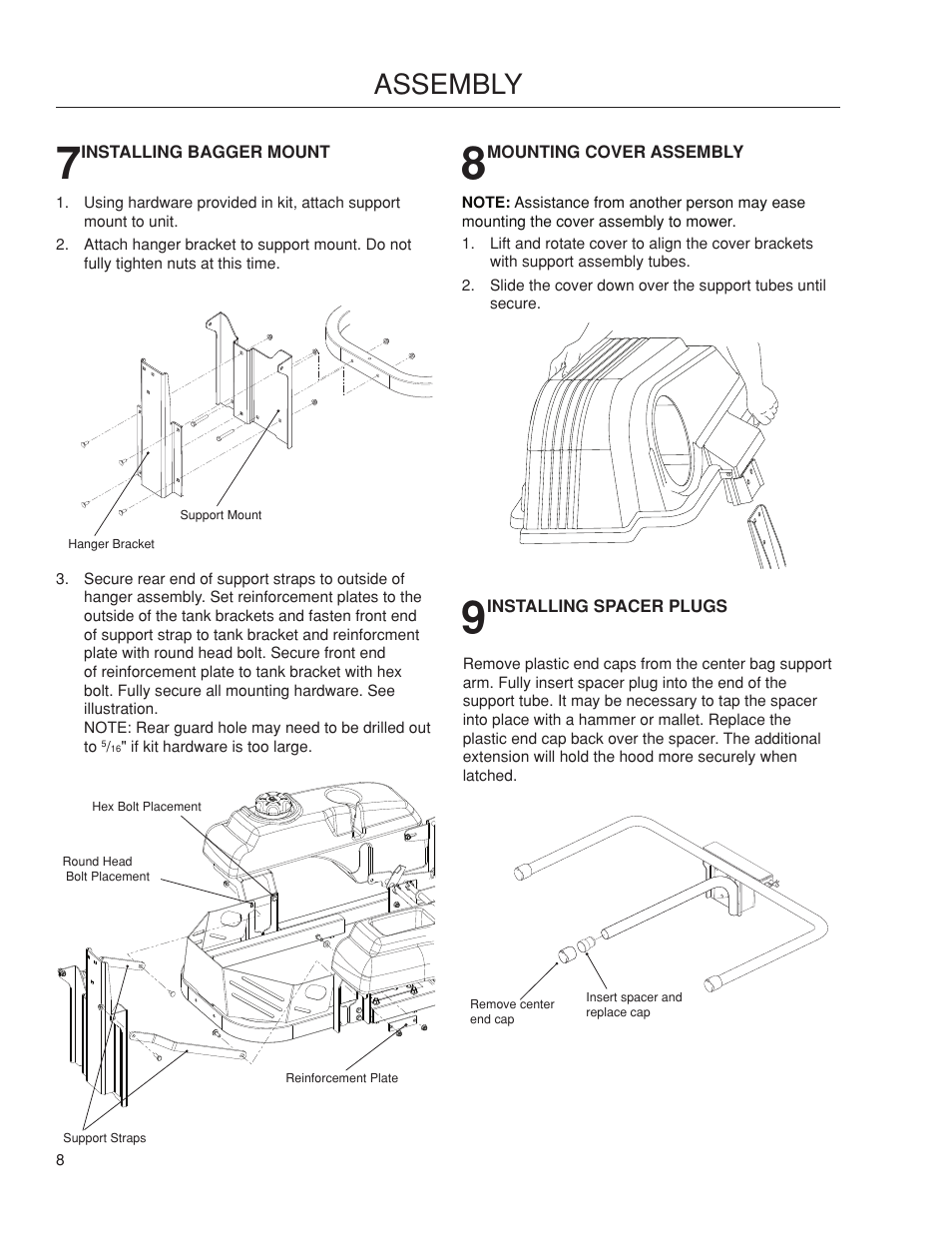 Assembly | Dixon 115 239947 User Manual | Page 8 / 18