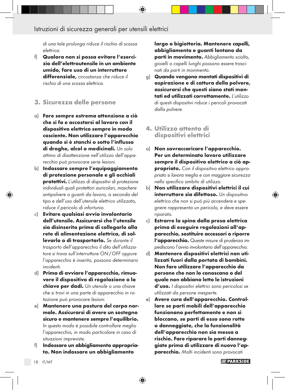Parkside PTS 480 A1 User Manual | Page 18 / 55