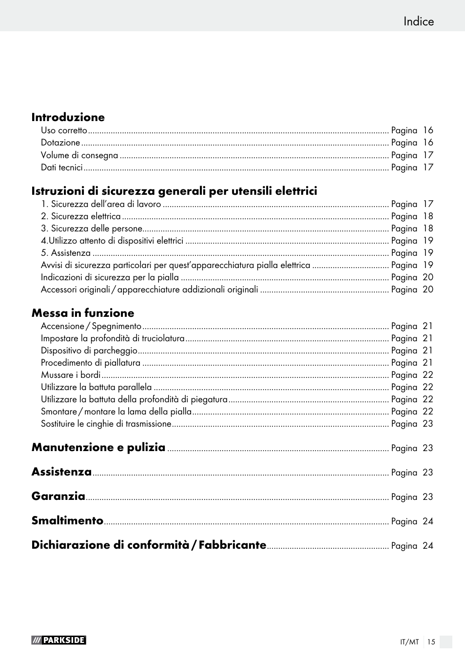 Parkside PEH 30 A1 User Manual | Page 15 / 55