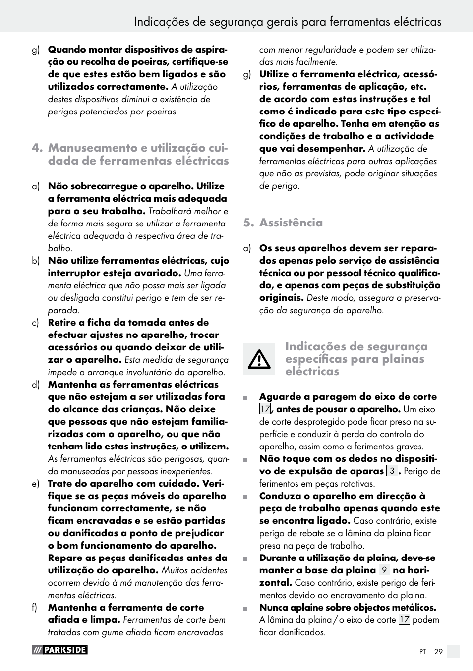 Assistência | Parkside PEH 30 A1 User Manual | Page 29 / 55