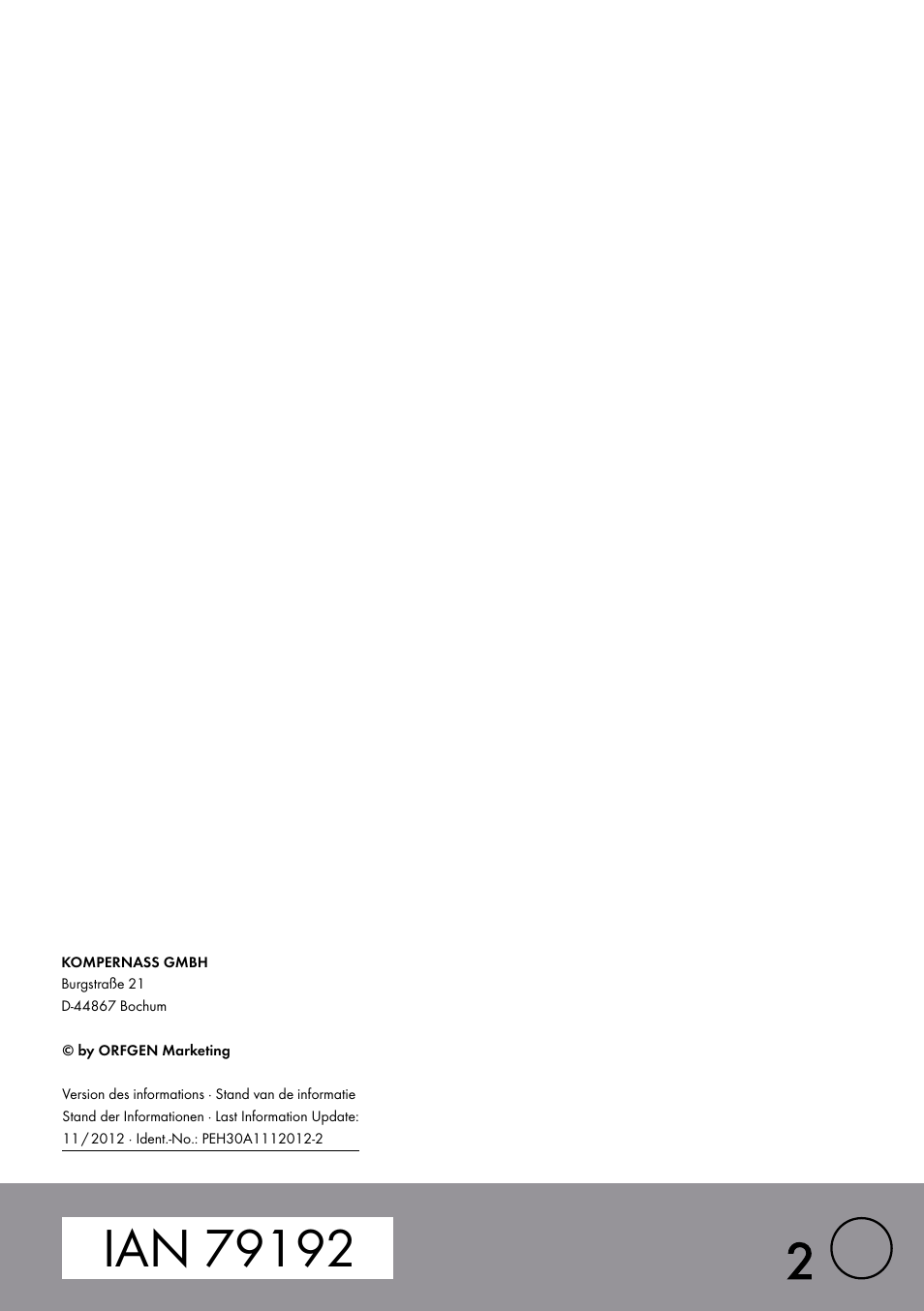Parkside PEH 30 A1 User Manual | Page 45 / 45