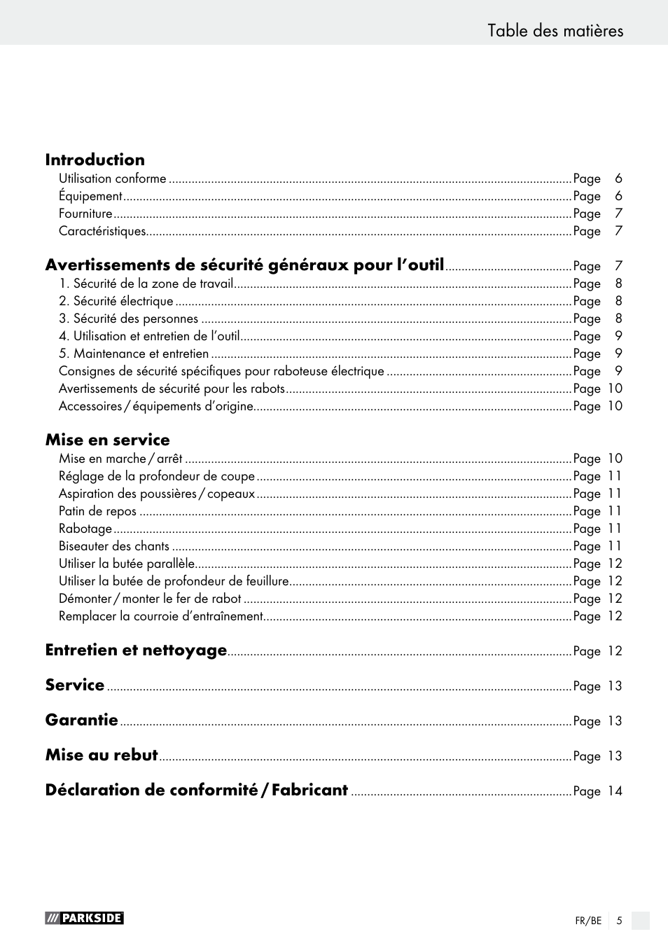 Parkside PEH 30 A1 User Manual | Page 5 / 45