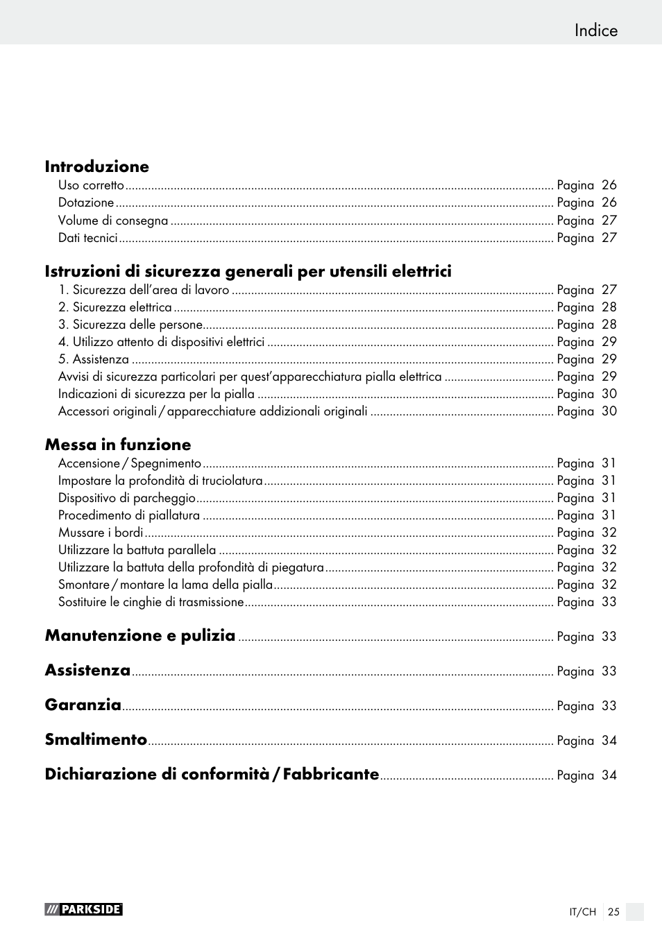 Parkside PEH 30 A1 User Manual | Page 25 / 45