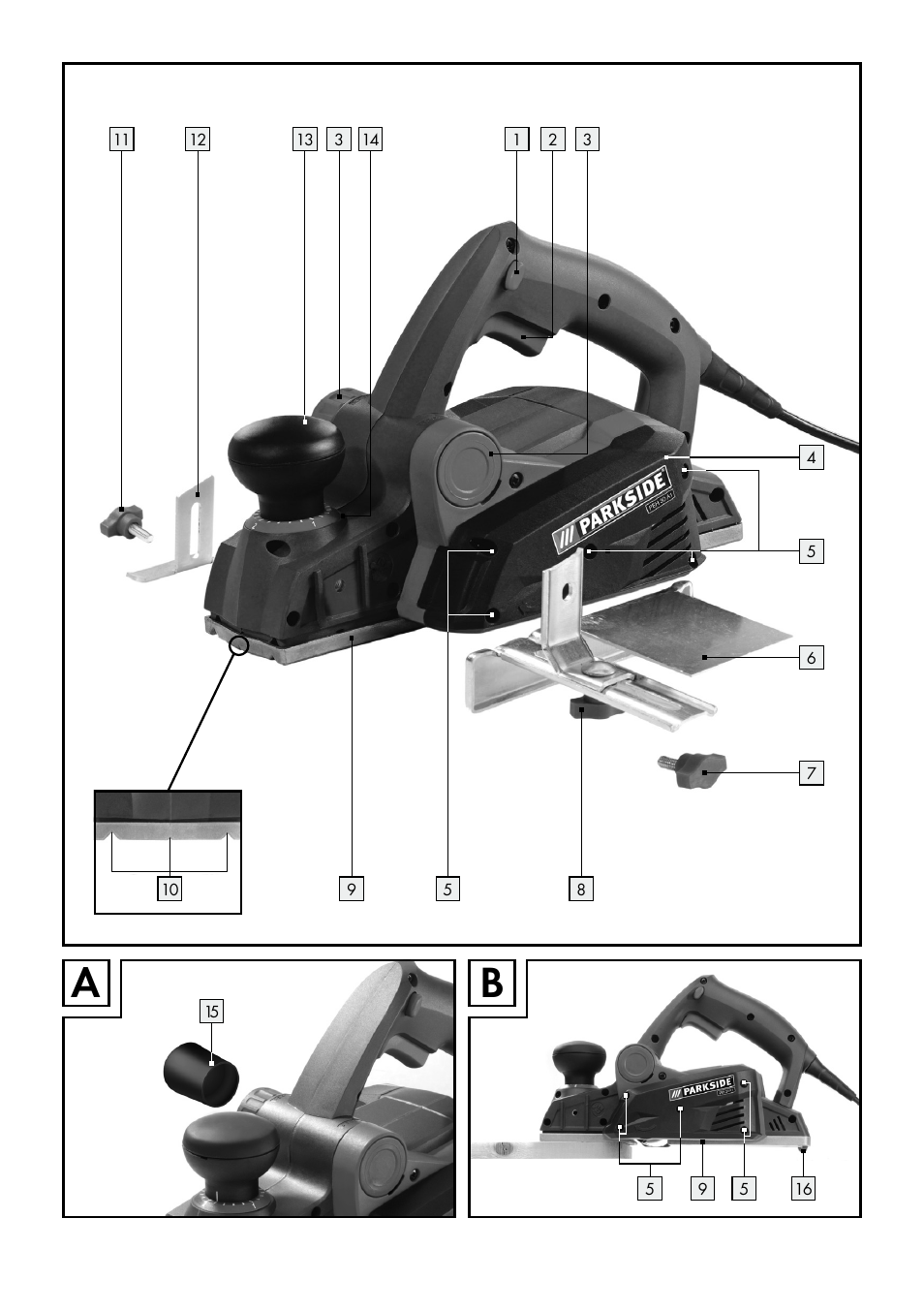 Parkside PEH 30 A1 User Manual | Page 3 / 45