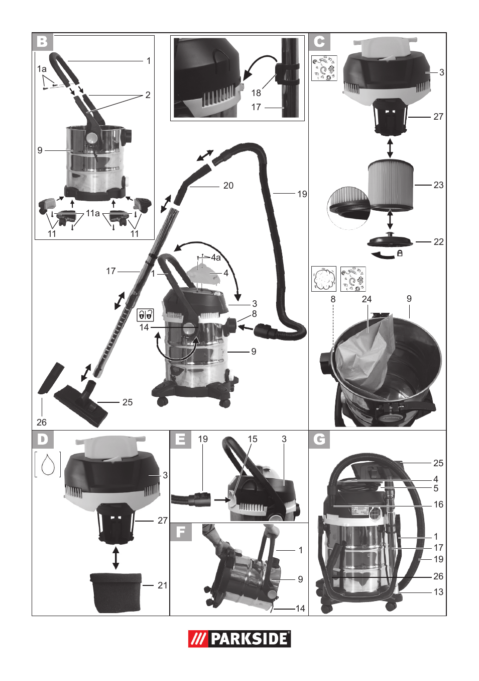 Parkside PNTS 1400 C1 User Manual | Page 50 / 52