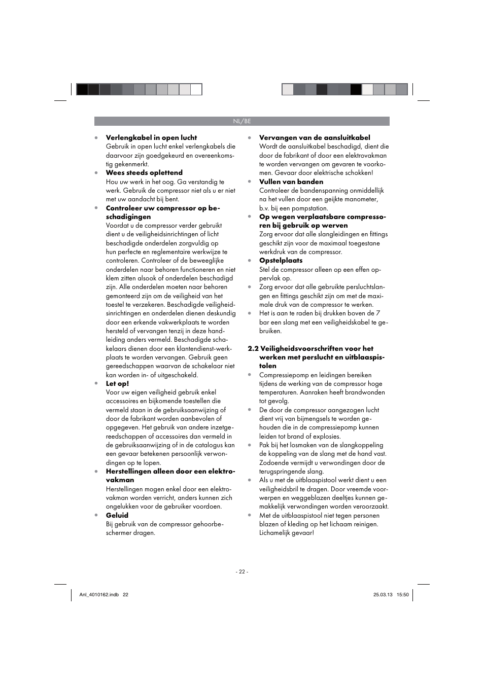 Parkside PKO 400 B2 User Manual | Page 22 / 62