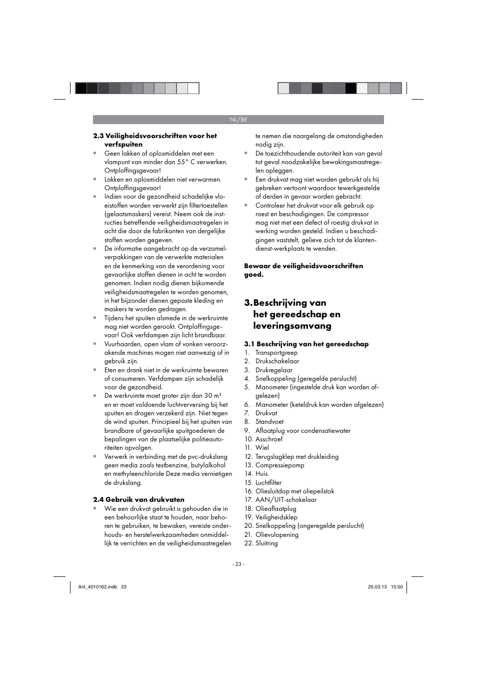 Parkside PKO 400 B2 User Manual | Page 23 / 62