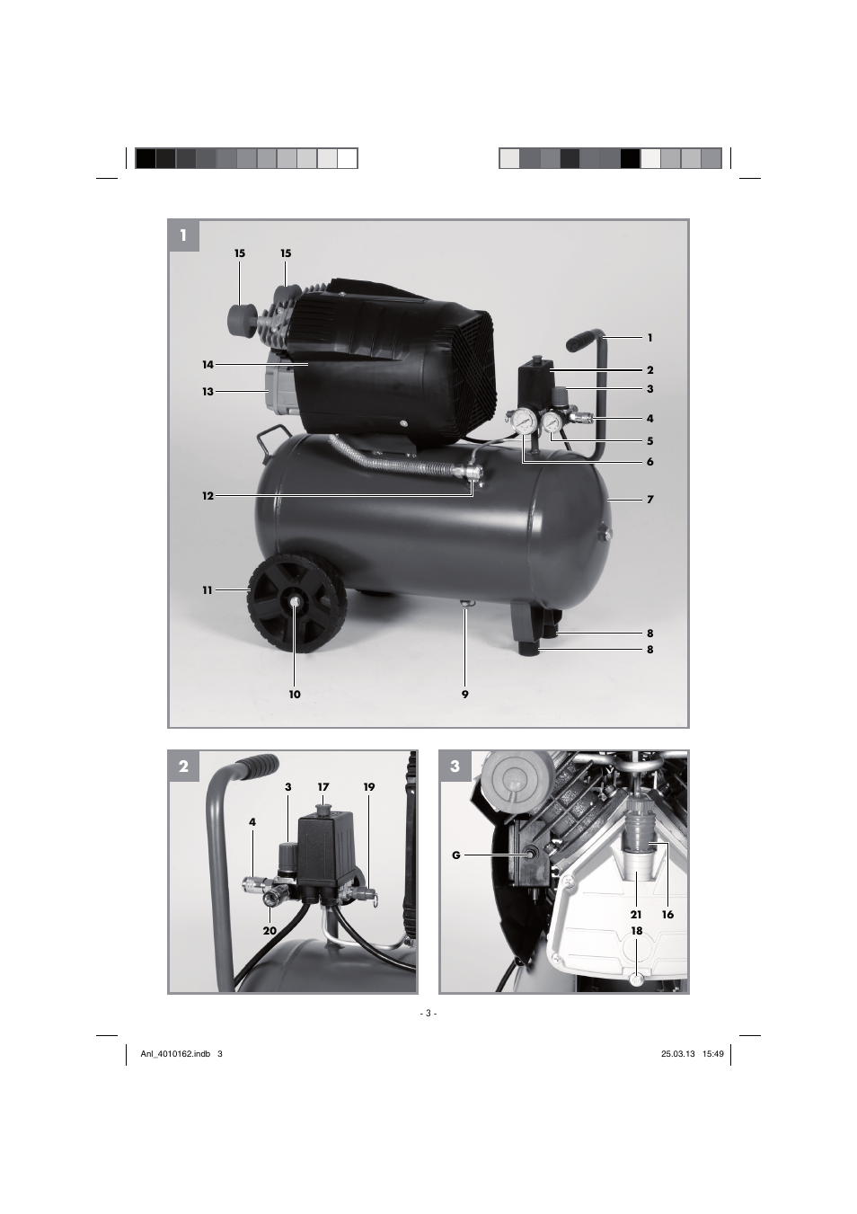 Parkside PKO 400 B2 User Manual | Page 3 / 62