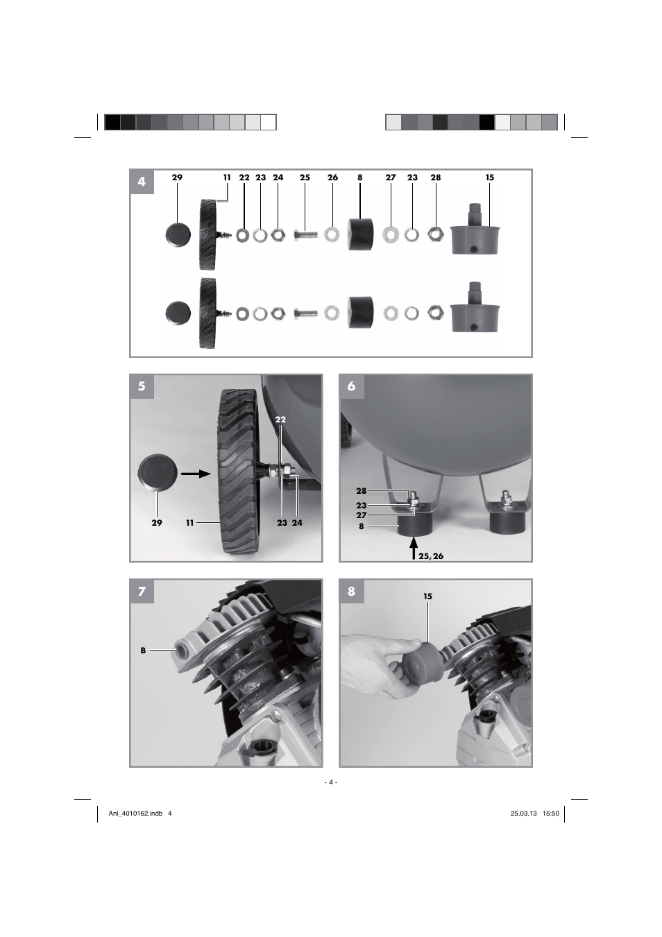 Parkside PKO 400 B2 User Manual | Page 4 / 62