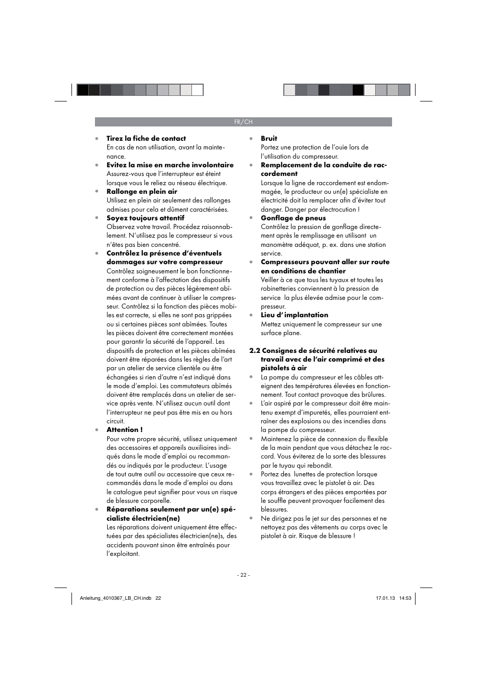 Parkside PKO 270 A1 User Manual | Page 22 / 62