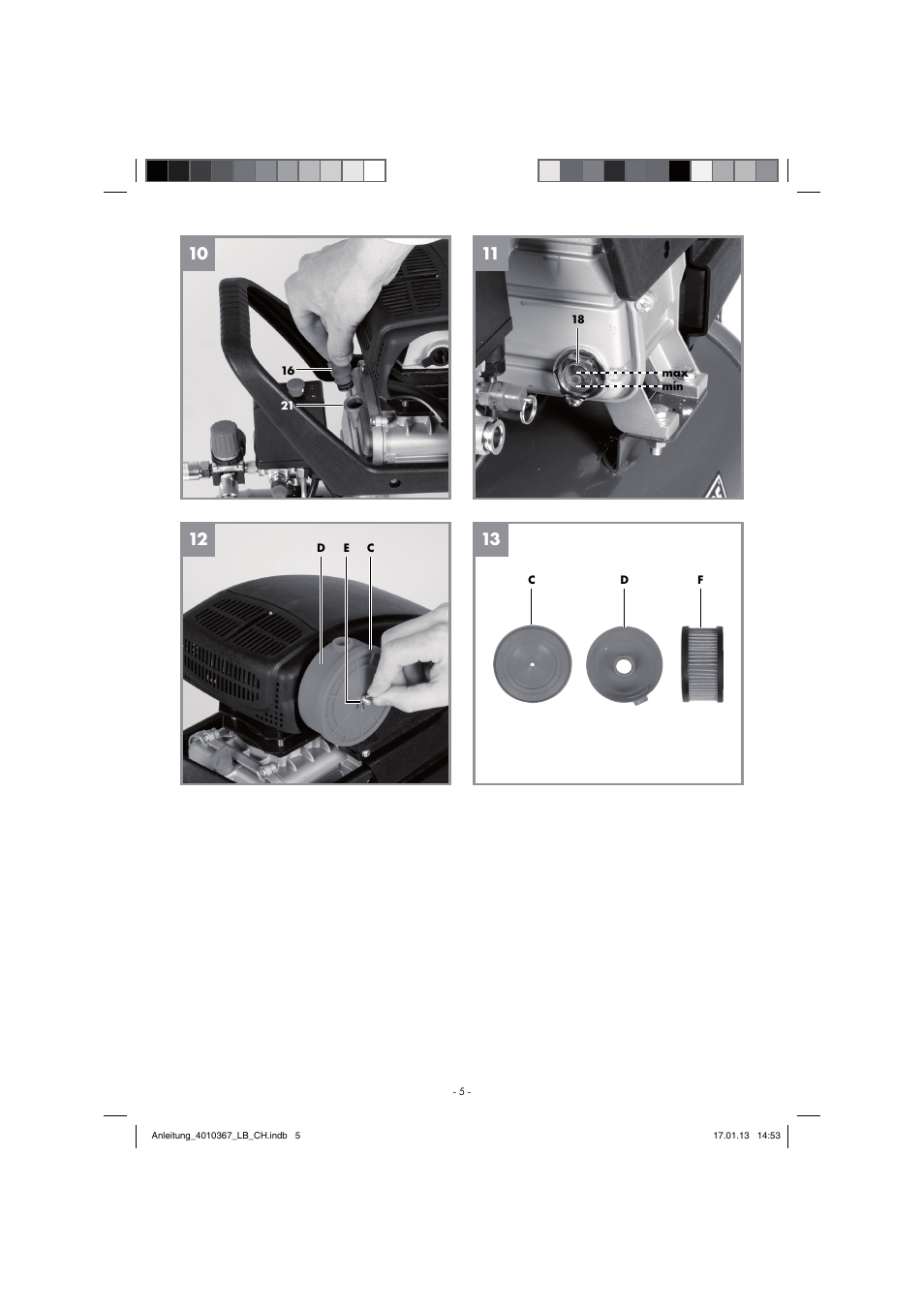 Parkside PKO 270 A1 User Manual | Page 5 / 62