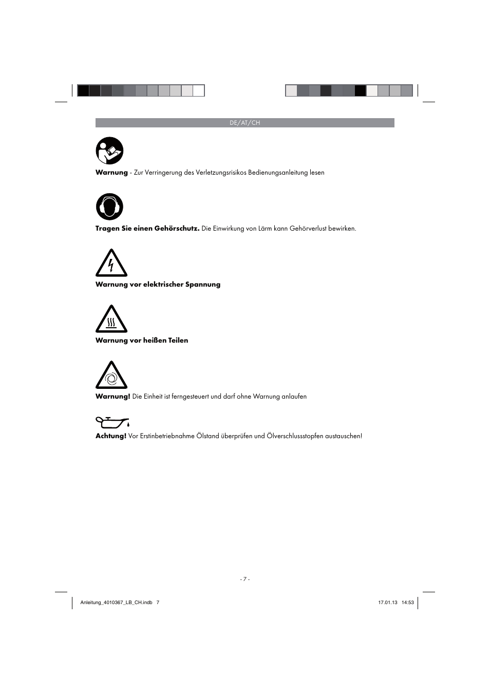 Parkside PKO 270 A1 User Manual | Page 7 / 62