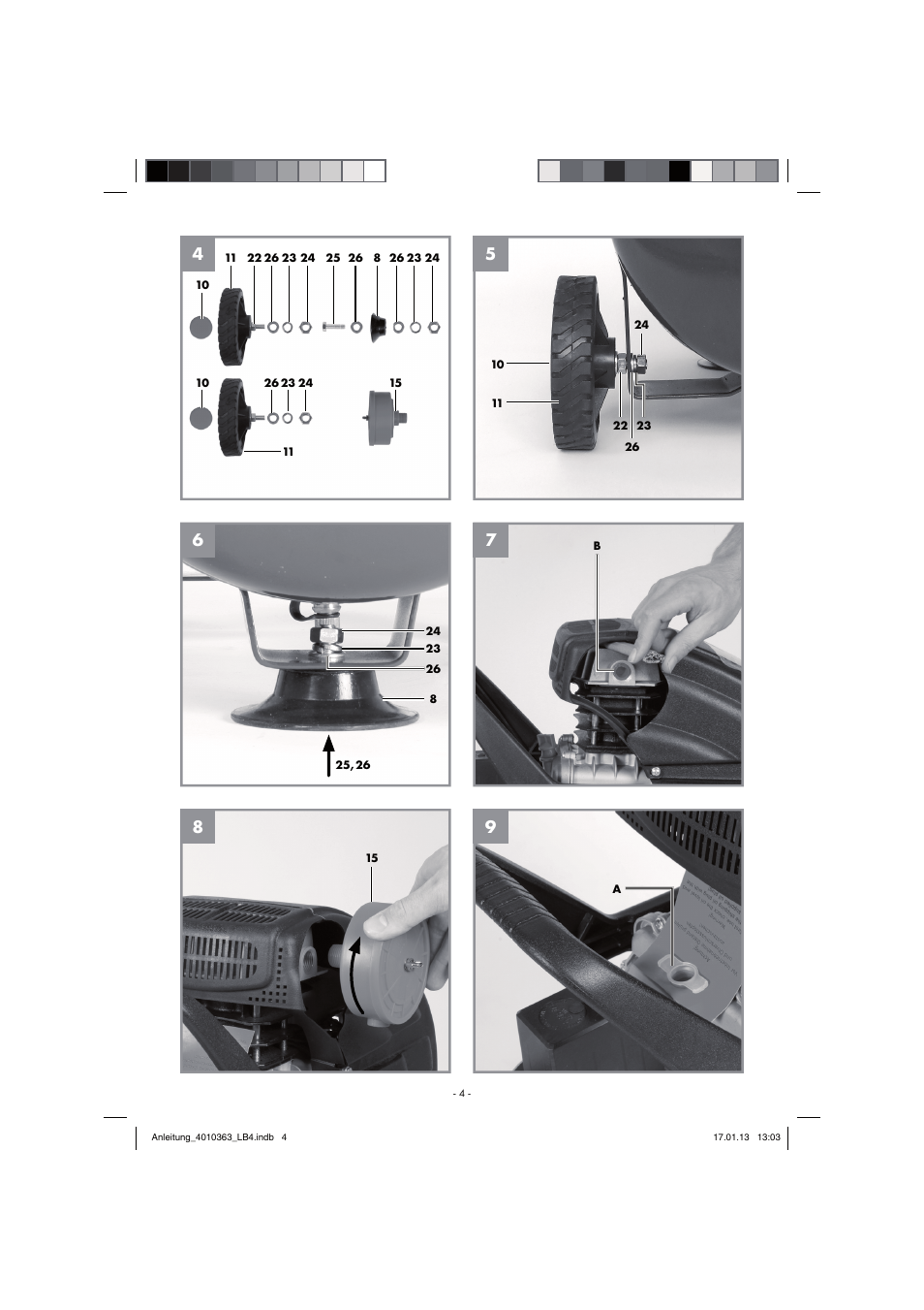 Parkside PKO 270 A1 User Manual | Page 4 / 98