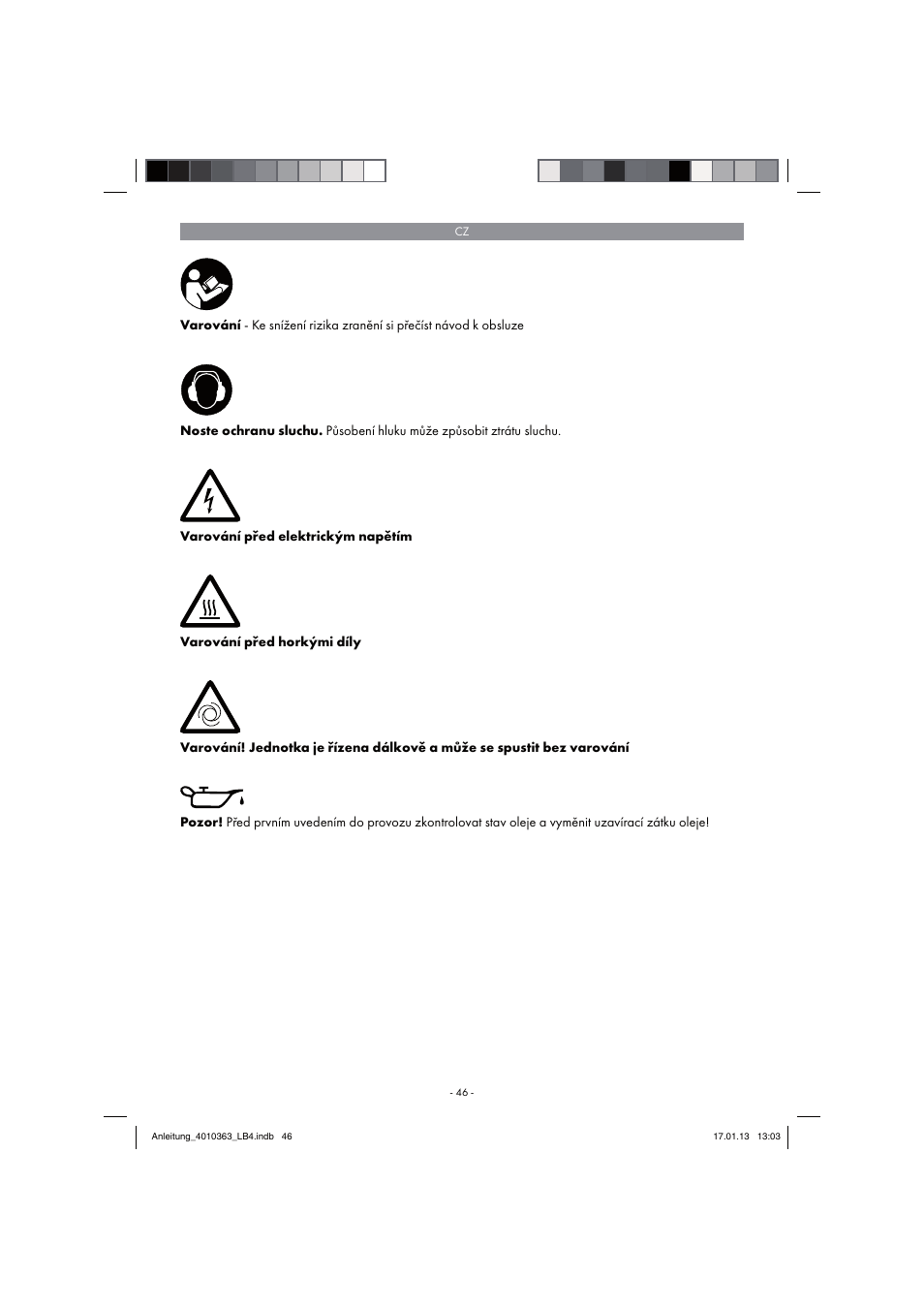 Parkside PKO 270 A1 User Manual | Page 46 / 98