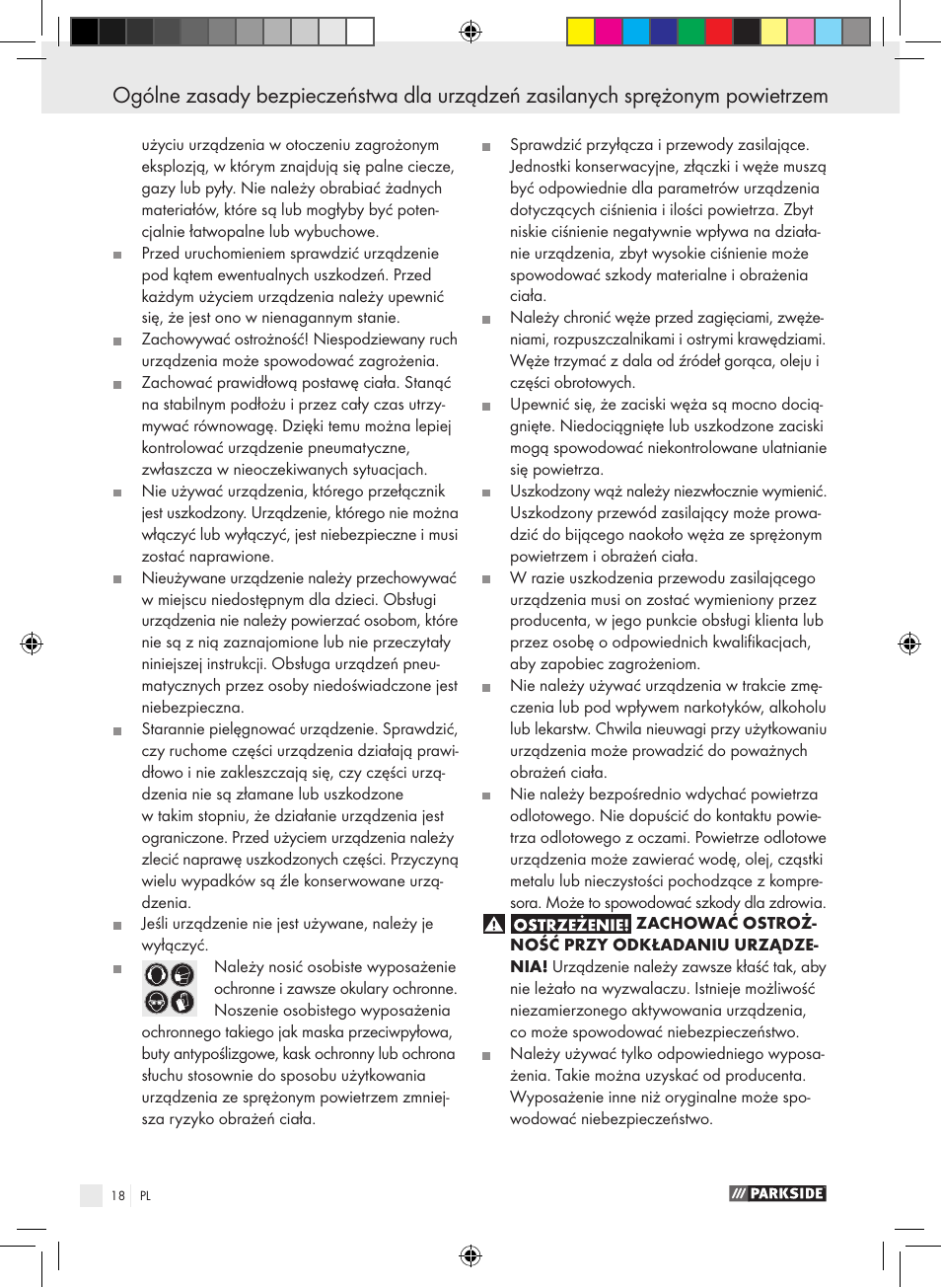 Parkside PABK 60 A1 User Manual | Page 18 / 65