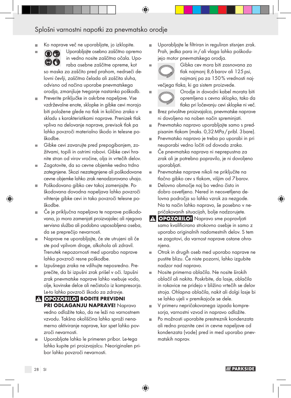 Parkside PABK 60 A1 User Manual | Page 28 / 65