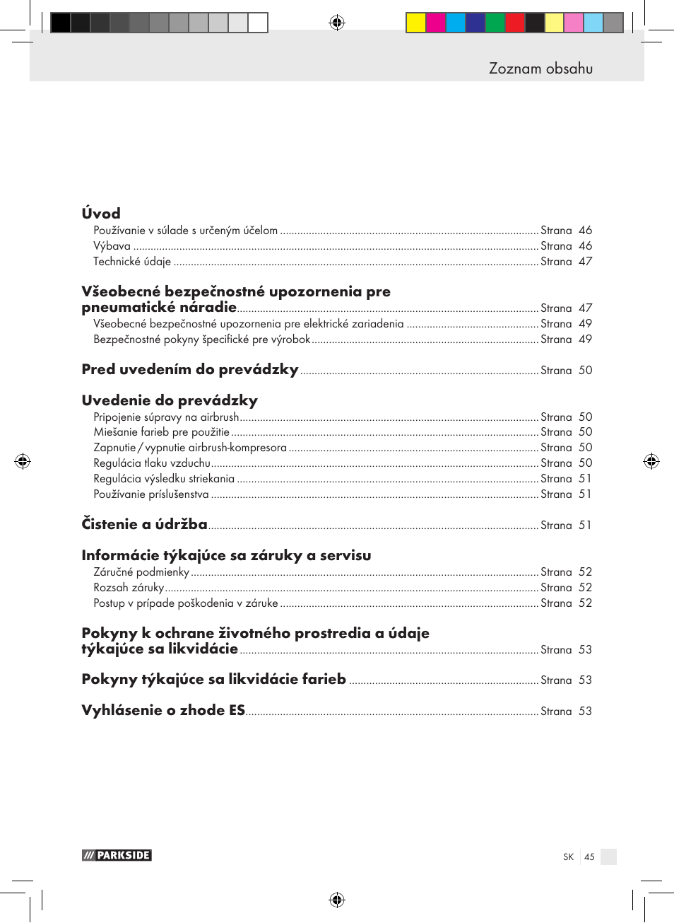 Parkside PABK 60 A1 User Manual | Page 45 / 65