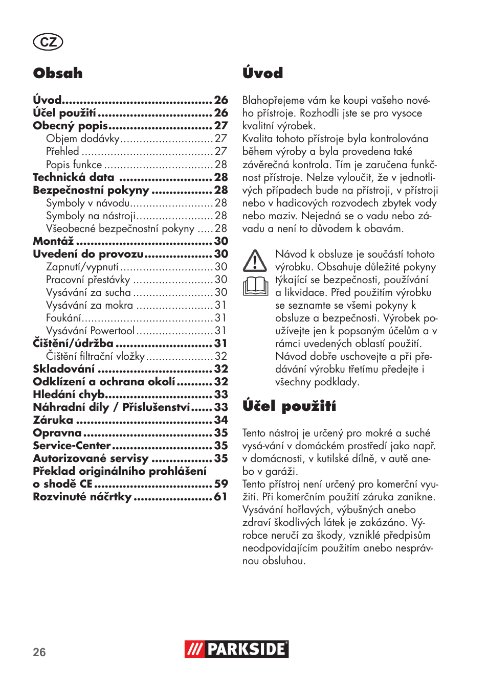 Parkside PNTS 1500 B2 User Manual | Page 26 / 64