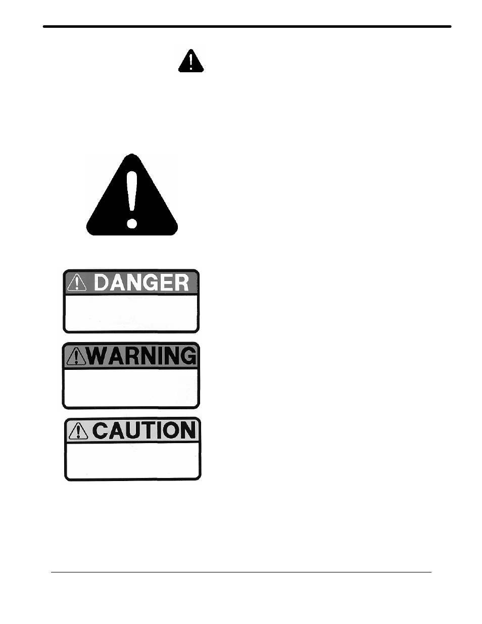Safety, Safety symbols | Dixon 3000 Series User Manual | Page 5 / 38