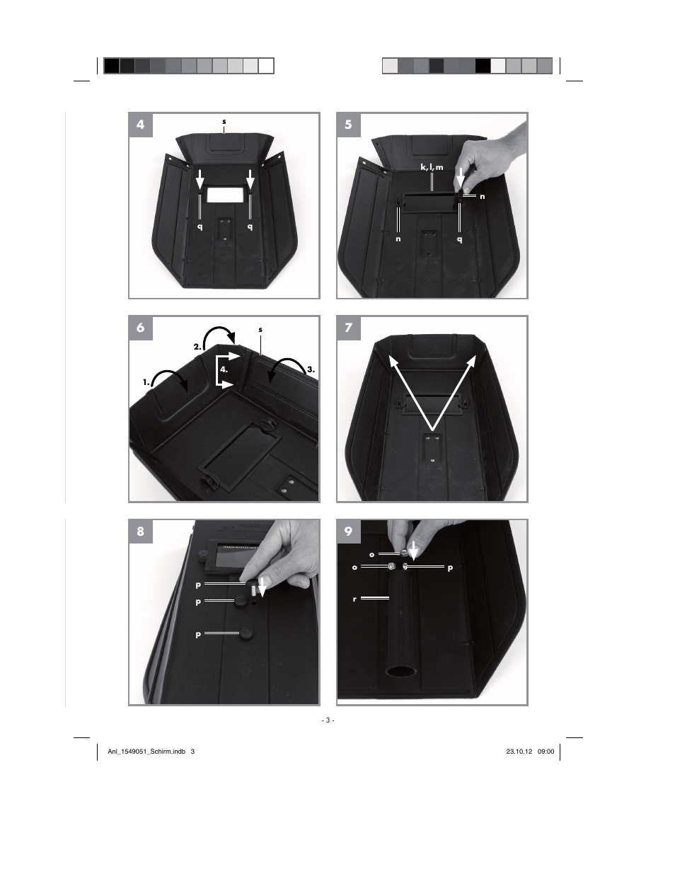 Parkside Welding Screen User Manual | Page 3 / 28