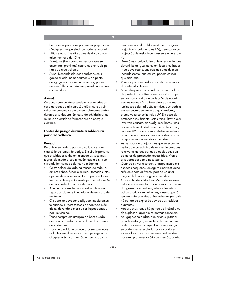 Parkside PESG 120 A1 User Manual | Page 32 / 66