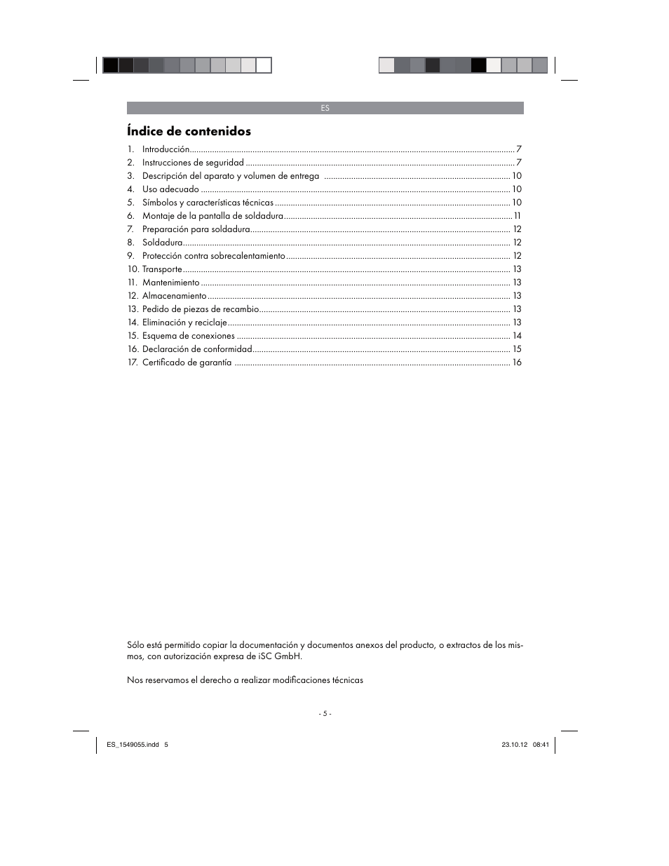 Parkside PESG 120 A1 User Manual | Page 5 / 66