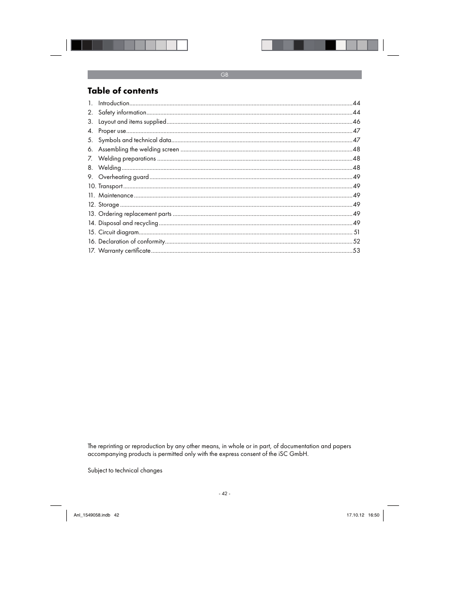 Parkside PESG 120 A1 User Manual | Page 42 / 58