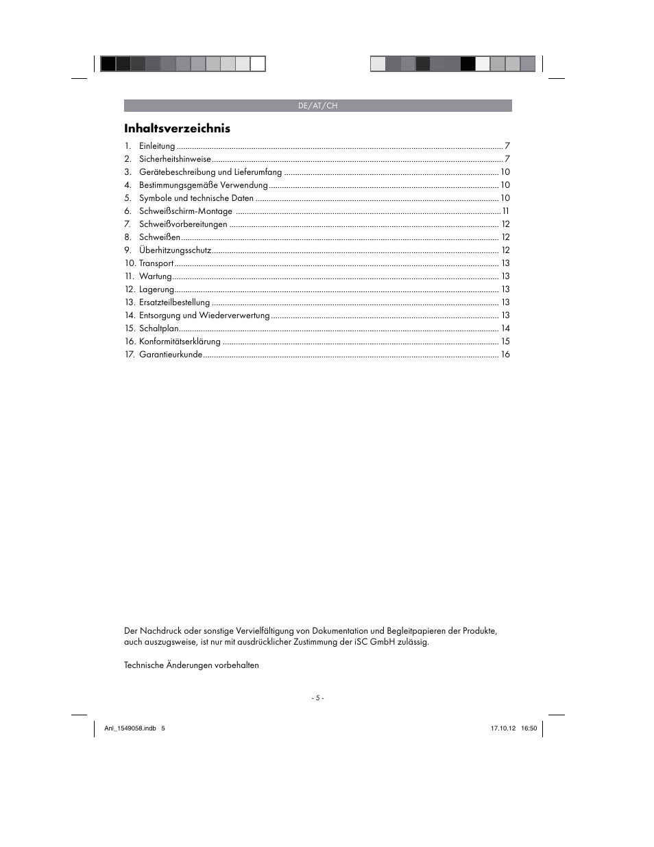 Parkside PESG 120 A1 User Manual | Page 5 / 58