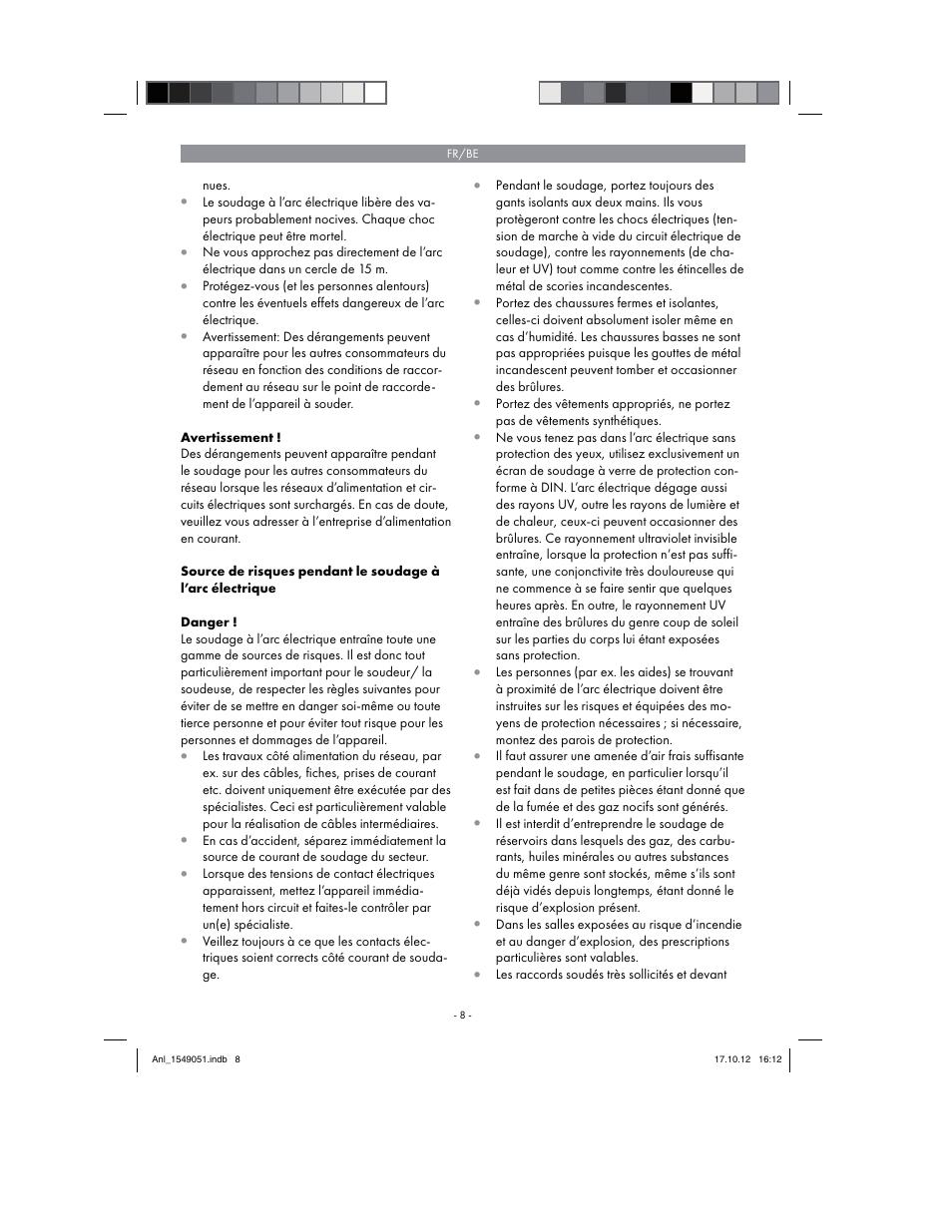 Parkside PESG 120 A1 User Manual | Page 8 / 58