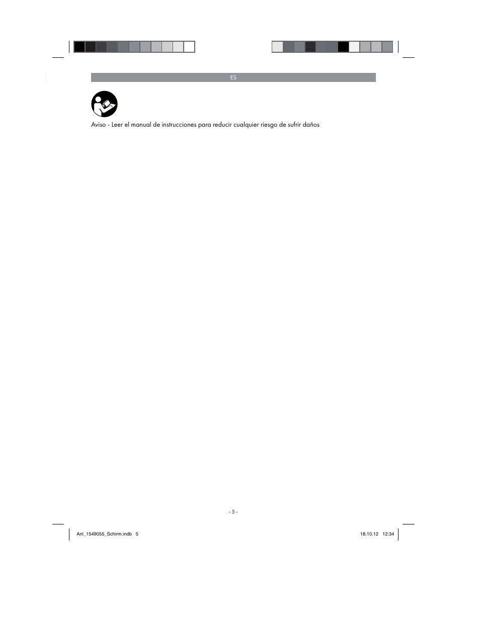 Parkside Welding Screen User Manual | Page 5 / 36