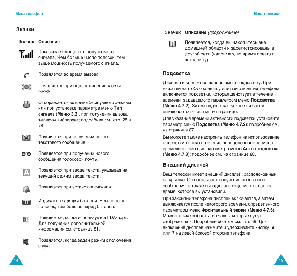 Samsung SGH-E400 User Manual | Page 9 / 79
