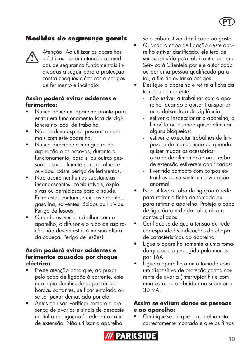 Parkside PNTS 1400 D1 User Manual | Page 19 / 56